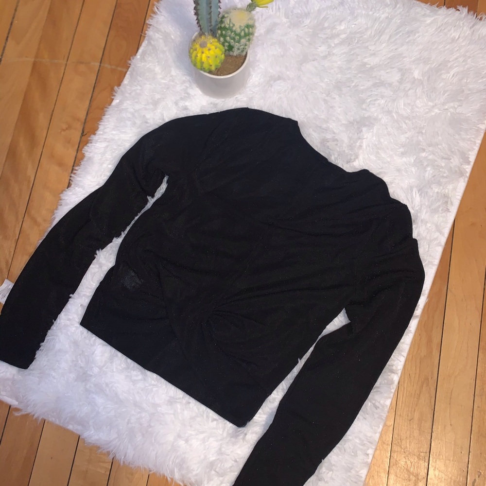 Black sparkly top